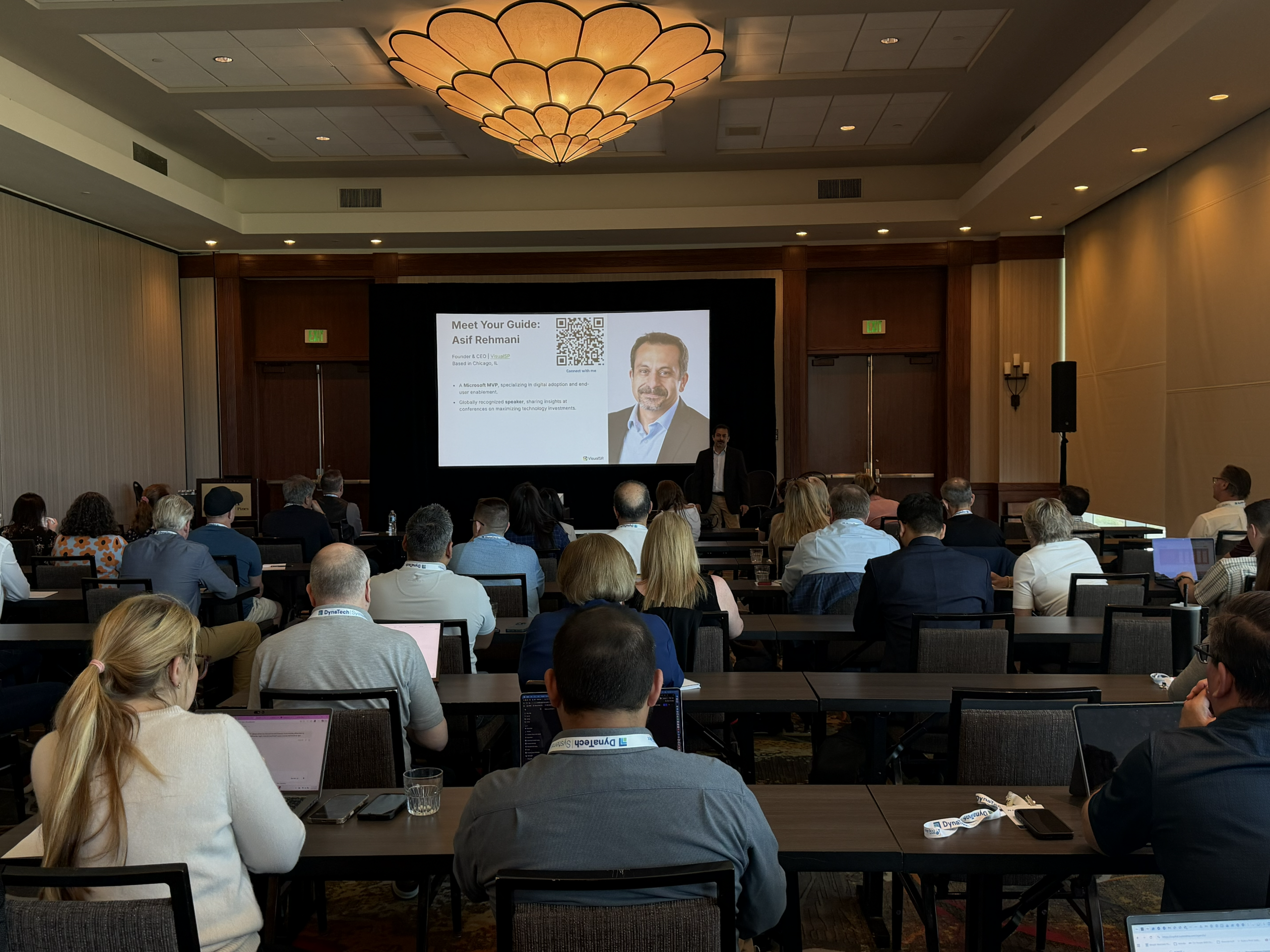 Asif Rehmani presenting at AI Agent & Copilot Summit